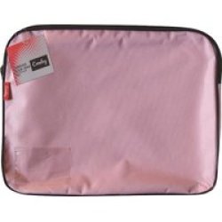Canvas Gusset Book Bag - Pink