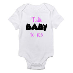 Talk Baby To Me - Baby Onesie Clothing