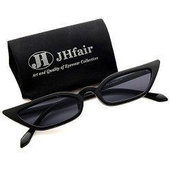 Small Jhfair Frame Designer Clout Goggles Fashion Cat Eye Sunglasses For Women