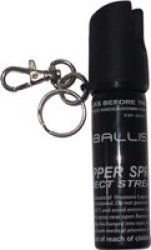 Ballistix Ballistic Key Chain Pepper Spray Direct Stream 20ML