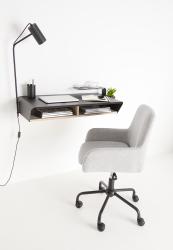 Emerging Creatives Stockholm Floating Work Desk With Add-ons - Black