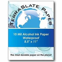 TerraSlate Paper 10 Mil 8.5 x 11 Waterproof Laser Printer/Copy Paper 25 Sheets