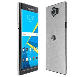 Skinomi Techskin - Blackberry Priv Screen Protector + Brushed Aluminum Full Body Skin Front & Back Wrap Clear Film Ultra Hd And Anti-bubble Invisible Shield