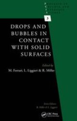 Drops And Bubbles In Contact With Solid Surfaces Hardcover New