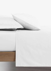 180TC Fitted Sheet King Wht 183X188CM