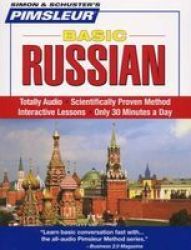 Pimsleur Basic Russian Cd 3RD Edition 10 Lessons Ed.