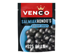 Salmiakrondos Hard Liquorice Sweets 225G