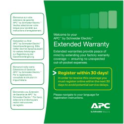 APC Service Pack 3 Year Warranty Extension For New Product Purchases