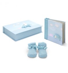 Bebedeparis Elephant Baby Gift Set in Blue
