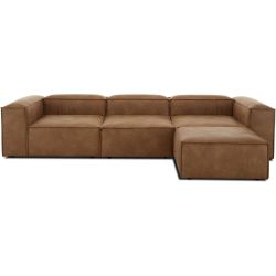 Teddy-george - Nina Couch With Ottoman - Black Linen