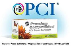 Premium Compatibles 106R01437-PCI PCI Xerox Magenta Toner Cartridge 17.8K High Yield For 7500 7500DN