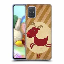 Head Case Designs Rudolph Christmas Classics Soft Gel Case Compatible For Samsung Galaxy A71 2019