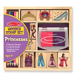 Melissa & Doug Wooden Stamp Set - Princesses