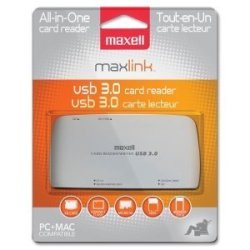 Maxell Maxlink USB 3.0 All-in-one External Memory Card Reader writer