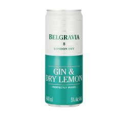 Gin And Dry Lemon 6 X 440ML