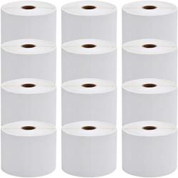 Mflabel 12 Rolls Of 450 Counts 4X6 Shipping Labels Mailing Postage Labels For Zebra 2844 ZP-450 ZP-500 ZP-505