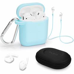 Filoto Airpods Case Cover For Apple Airpods 2 & 1 Wireless Charging Case With Airpods Accessories Keychain skin strap earhooks storap Case Cute Airpods Apple Gen 1ST 2ND
