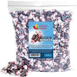 Tootsie Roll Midgees Candy 5 Pound Value Bag 760 Pieces