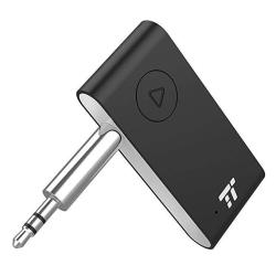 Taotronics Bluetooth Aux Adapter Aptx Low Latency Bluetooth Receiver 15 Hour Hands-free Bluetooth Car Kit Wireless Audio Bluetooth 4.2 Car Adapter Auto On Once