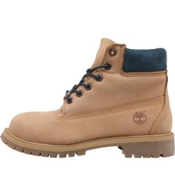 Timberland Junior Boys 6" Premium Waterproof Boots - Tan Parallel Import
