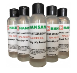 Hansan Hand Sanitizer Liquid 20 X 125ml
