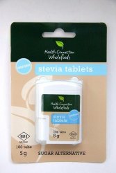 Health Connection - Stevia Tablets 100 Tabs - 300 Tabs 15MG 300 Tablets Container - R 90.48