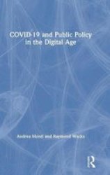 COVID-19 And Public Policy In The Digital Age Hardcover