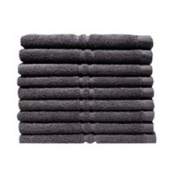 Hotel Collection Face Cloths 600GSM Pavement 10 Pack