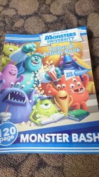 Monster University Colouring Activity Book