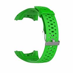 Meiruo Silicone Strap Replacement Band For Polar M400 Green