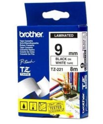 Brother Laminated Tape 8M X 9MM Black On Blue