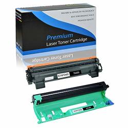 Kcmytoner Compatible For Brother Toner Cartridge And Drum Unit Set Replacement For TN1000 DR1000 1 Drum + 1 Toner DCP-1510 DCP-1612W HL-1111 HL-1210W MFC1810