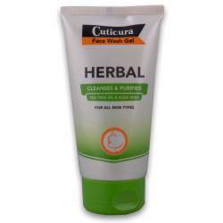 CUTICURA Face Wash Gel Herbal 150ML - Cleanses & Purifies