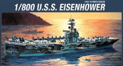 - 1 800 - Uss Eisenhower Ship Plastic Model Kits