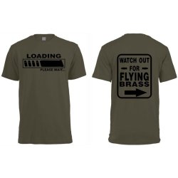 Drop Zone Industries DZI Dzi "flying Brass" 180G Logo T-Shirt - Various Black 3XL