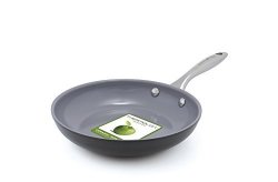 Greenpan Lima 3D I Love Eggs & Pancakes 8 Inch Hard Anodized Non-stick Dishwasher Safe Ceramic Fry Pan