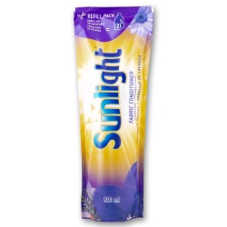 Sunlight Fabric Conditioner 500ML - Easy Mix Refill Pack - Lavender Smiles