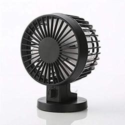 Hhxiao USB Double-Headed Couple Small Fan Rechargeable Student Dormitory Office Desktop Silent Fan//Pink Fan