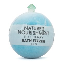 Natures Nourishment Bath Fizzer Ball With Toy 150G Blackberry