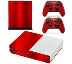 Skin-nit Decal Skin For Xbox One S: Chrome Red