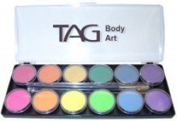 Tag Neon pearl Palette 12 X 10G Face And Body Paint