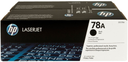 HP 78a 2-pack Black Original Laserjet Toner Cartridges With Smart Printing Technology