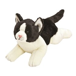 Classic Black And White Cat Plush Toy - Medium Size From The Yomiko Range