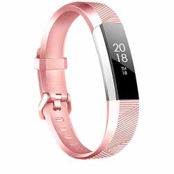 Baaletc Replacement Bands Compatible Fitbit Alta Hr alta ace Classic Accessories Band Sport Strap For Fitbit Alta Hr Rose Gold