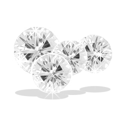 4 Cts Twt. White Diamond Lot Size 1.3-2.4 Mm 0.01-0.05 Cts