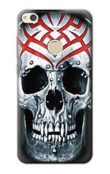 R0223 Vampire Skull Tattoo Case Cover For Huawei P8 Lite 2017