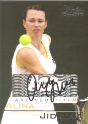Alina Jidkova - Ace Authentic 2011 - Certified "autograph" Card