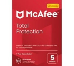 Total Protection 5 Device 1 Year - Digital Code Delivered Via Email