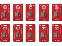 Neo Adapter 8GB Micro Sd Card Pack Of 10