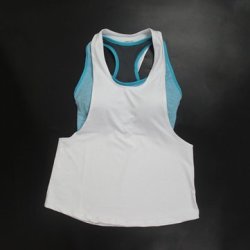 Women Yoga Gym Sport Shirt Vest Sleeveless Fitness Running I Shaped Quic